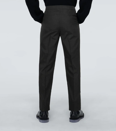 Shop Raf Simons Slim-fit Pants With Ankle Zippers In Black