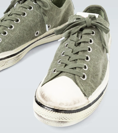 Shop Marni Gooey Low-top Sneakers In Green