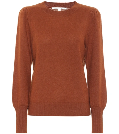 Shop Veronica Beard Nelia Cashmere Sweater In Brown
