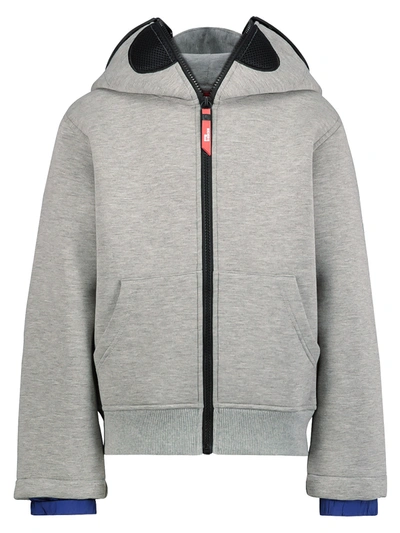 Shop Ai Riders On The Storm Kids Sweat Jacket For For Boys And For Girls In Grey