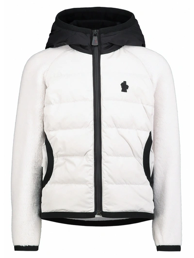 Shop Moncler Kids Ski Jacket Grenoble For Girls In White