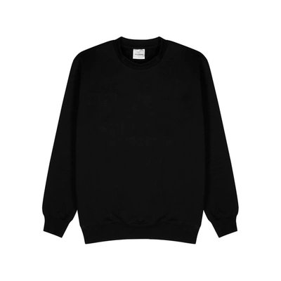 Shop Daily Paper Derib Black Cotton Sweatshirt