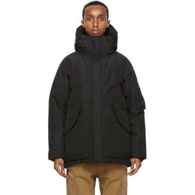 Shop Nanamica Black Down Gore-tex® Coat