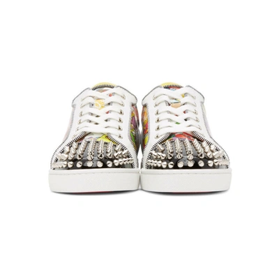 Shop Christian Louboutin Multicolor Louis Junior Spikes Orlato Sneakers In Cma3 Multi