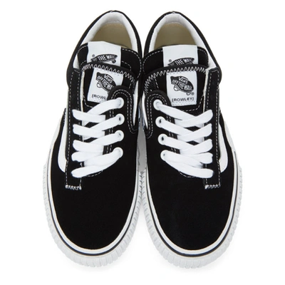 Shop Vans Black & White Cap Mask Lo Lx Sneakers In Black/white