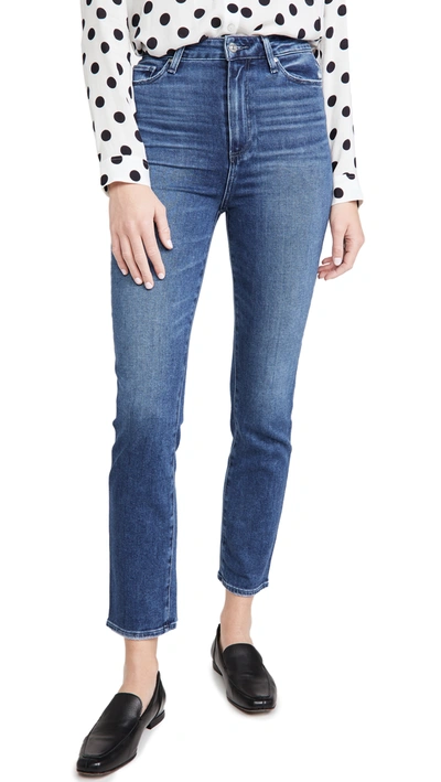 Shop Paige Cindy Ultra High Rise Jeans In Stargaze Distressed