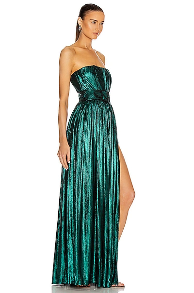 Shop Retroféte Jaden Dress In Emerald Green