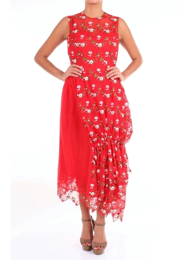 Shop Simone Rocha Women's Red Acrylic Dress
