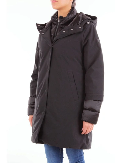 Shop Ciesse Women's Black Polyester Coat