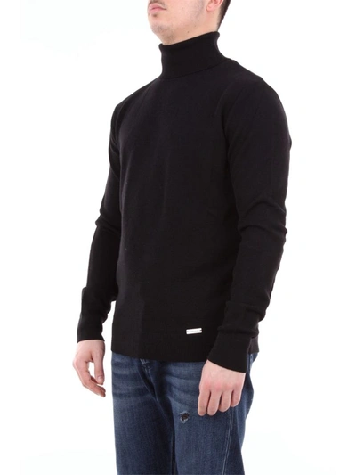 Shop Alessandro Dell'acqua Men's Black Wool Sweater