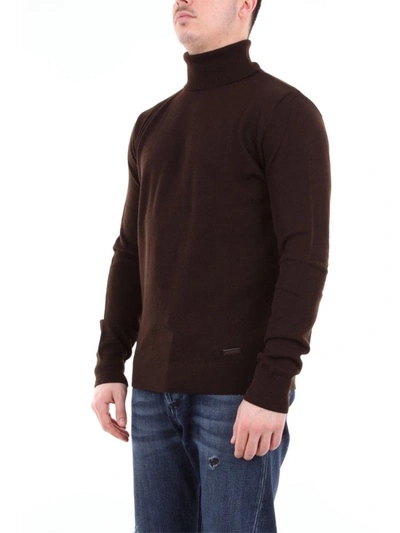 Shop Alessandro Dell'acqua Men's Brown Wool Sweater