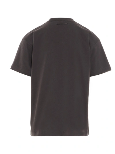 Shop Jacquemus Men's Grey Cotton T-shirt