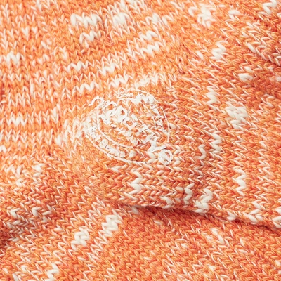 Shop Nonnative Dweller Yarn Sock In Orange