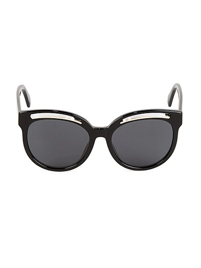 Shop Moschino 56mm Round Sunglasses In Tortoise