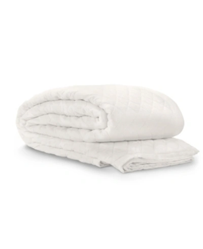 Shop Jennifer Adams Home Jennifer Adams Diamond Queen Blanket/coverlet Bedding In Ivory