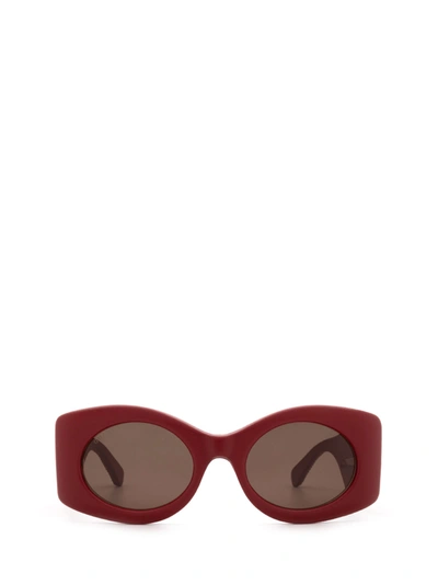Shop Gucci Gg0815s Red Sunglasses