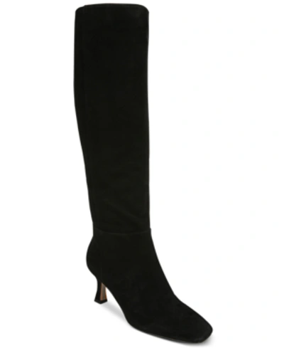 Shop Sam Edelman Women's Lillia Kitten-heel Dress Boots Women's Shoes In Black