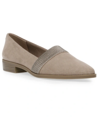 Shop Anne Klein Ryan Loafers In Metlc Taupe Fb