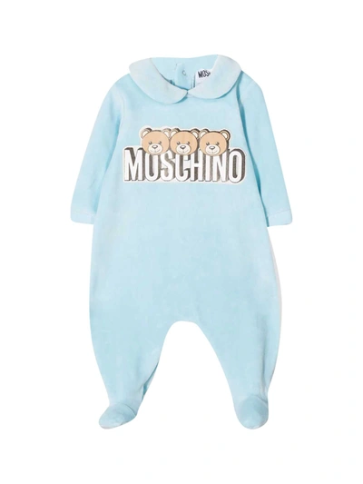 Shop Moschino Blue Pajamas