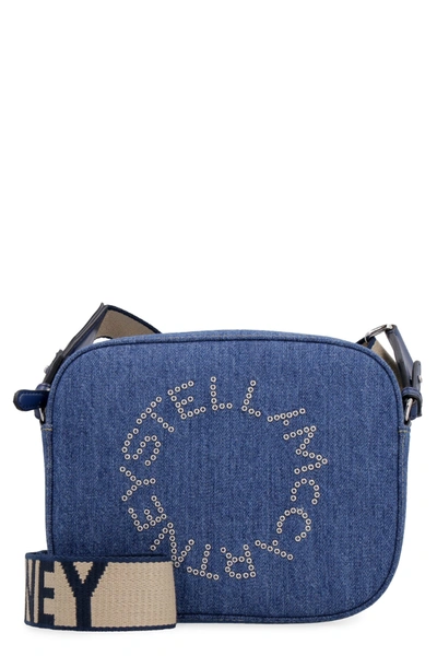 Shop Stella Mccartney Stella Logo Camera Bag In Denim