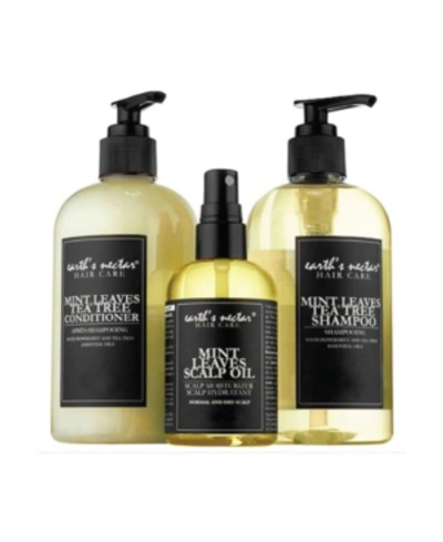 Shop Earth's Nectar Mint Leaves Hair Therapy Trio