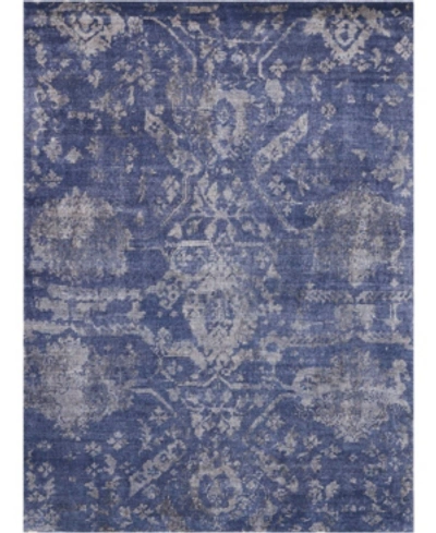 Shop Nourison Lucent Lcn06 Blue 5'6" X 7'6" Area Rug