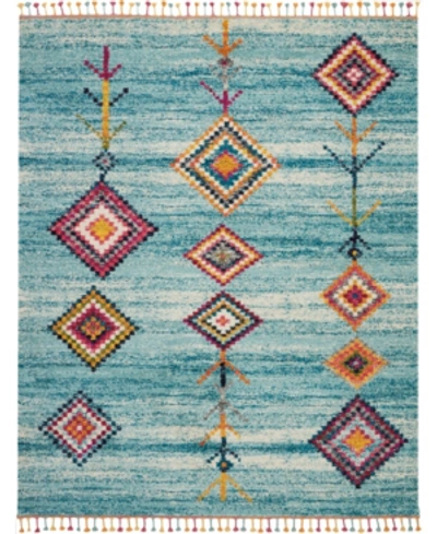 Nourison Closeout!  Home Nomad Nmd06 Ivory 7'10" X 10'6" Area Rug In Aqua