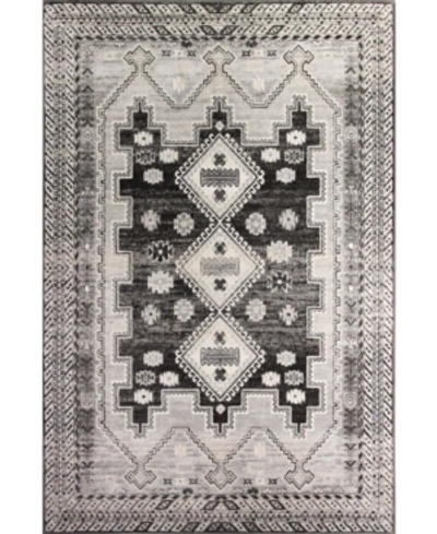 Shop Bb Rugs Closeout!  Mesa Mes-01 Charcoal 5'10" X 7'6" Area Rug