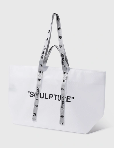 Shop Off-white Commercial Tote Bag In White