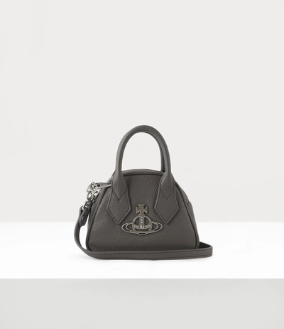 Vivienne Westwood Johanna Mini Yasmine Bag Grey ModeSens