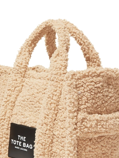 Shop Marc Jacobs The Teddy Tote Bag In Beige