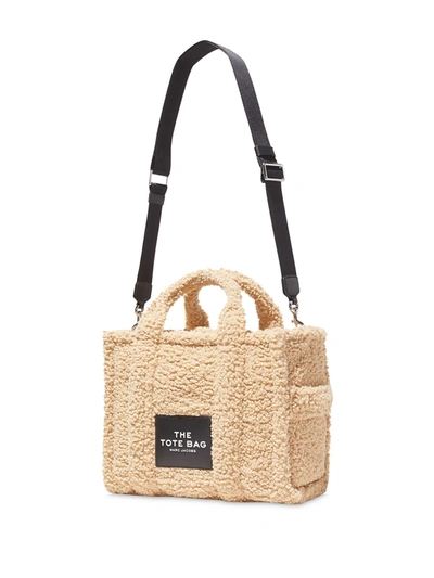 Shop Marc Jacobs The Teddy Tote Bag In Beige