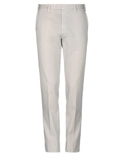 Shop Drumohr Man Pants Light Grey Size 40 Cotton