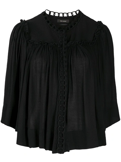 Shop Isabel Marant Dahlia Blouse In Black