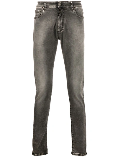 Shop Represent Grey Wash Skinny Jeans