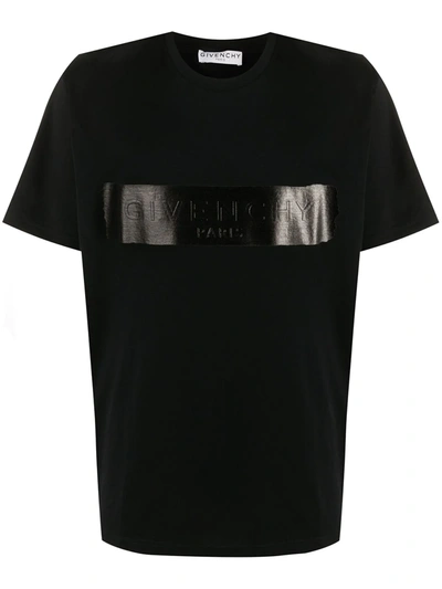 Shop Givenchy Logo Band T-shirt In Black