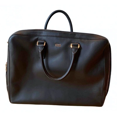 Pre-owned Brioni Brown Leather Bag