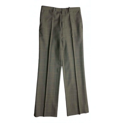 Pre-owned Gucci Multicolour Wool Trousers