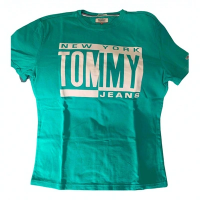 Pre-owned Tommy Jeans Green Cotton T-shirts