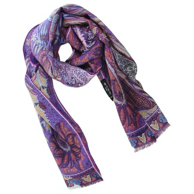 Pre-owned Etro Multicolour Wool Scarf