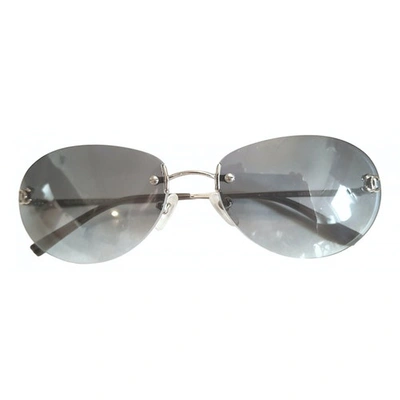 Pre-owned Chanel Blue Metal Sunglasses