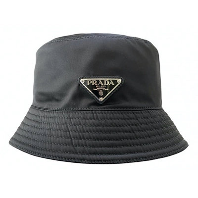 Pre-owned Prada Black Hat