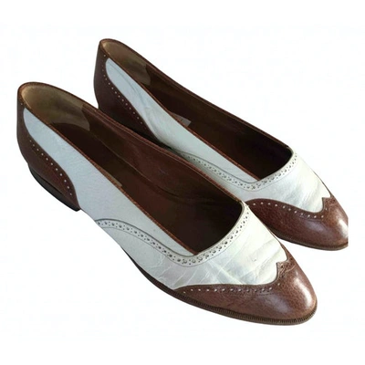 Pre-owned Fratelli Rossetti Multicolour Leather Ballet Flats