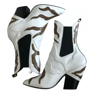 BOOTS FIREBALL Louis Vuitton Zebra print Leather ref.191482 - Joli Closet