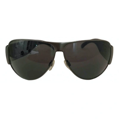 Pre-owned Chanel Grey Metal Sunglasses
