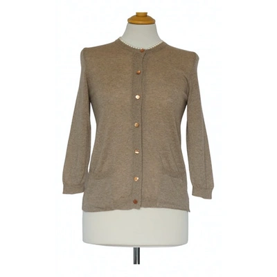 Pre-owned Jean Paul Gaultier Wool Cardigan In Beige