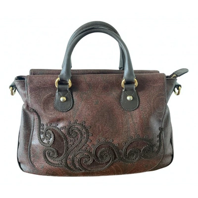 Pre-owned Etro Brown Leather Handbag