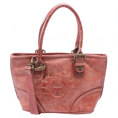 Pre-owned Belstaff Red Leather Handbag