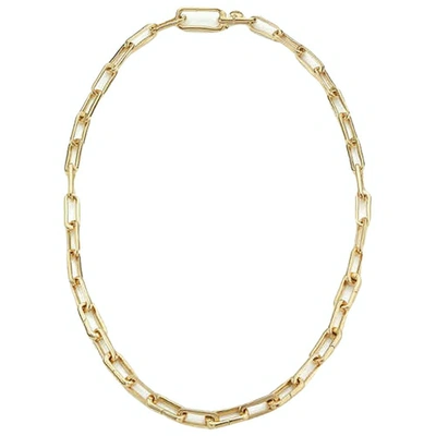 Pre-owned Monica Vinader Gold Gold Plated Necklace