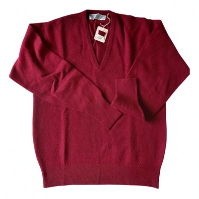 Pre-owned Ballantyne Burgundy Wool Knitwear & Sweatshirts